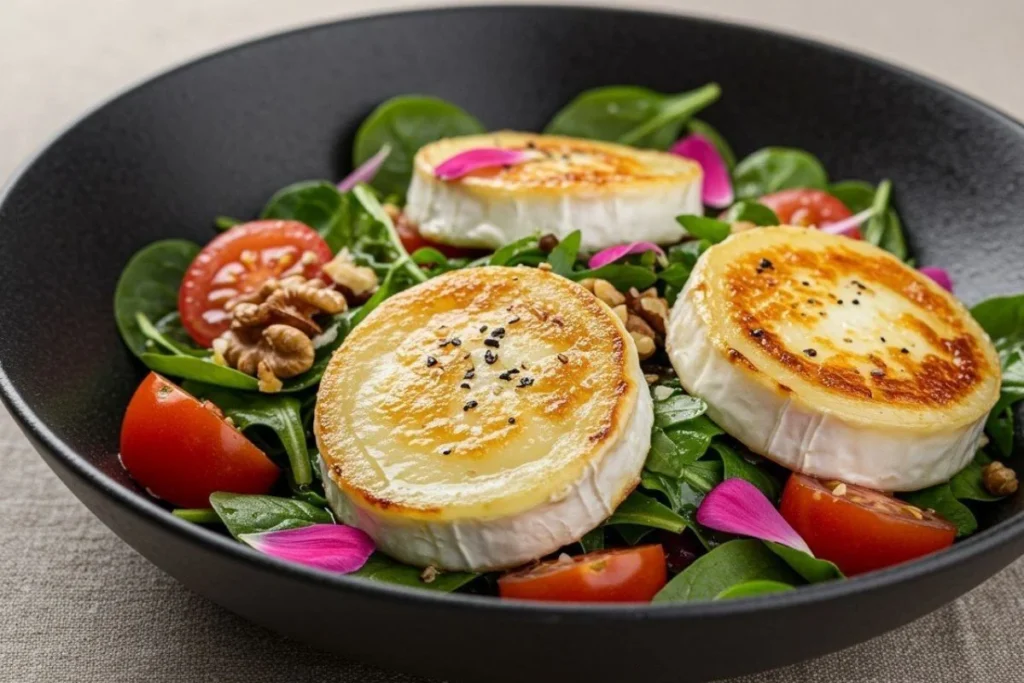 chevre chaud salade