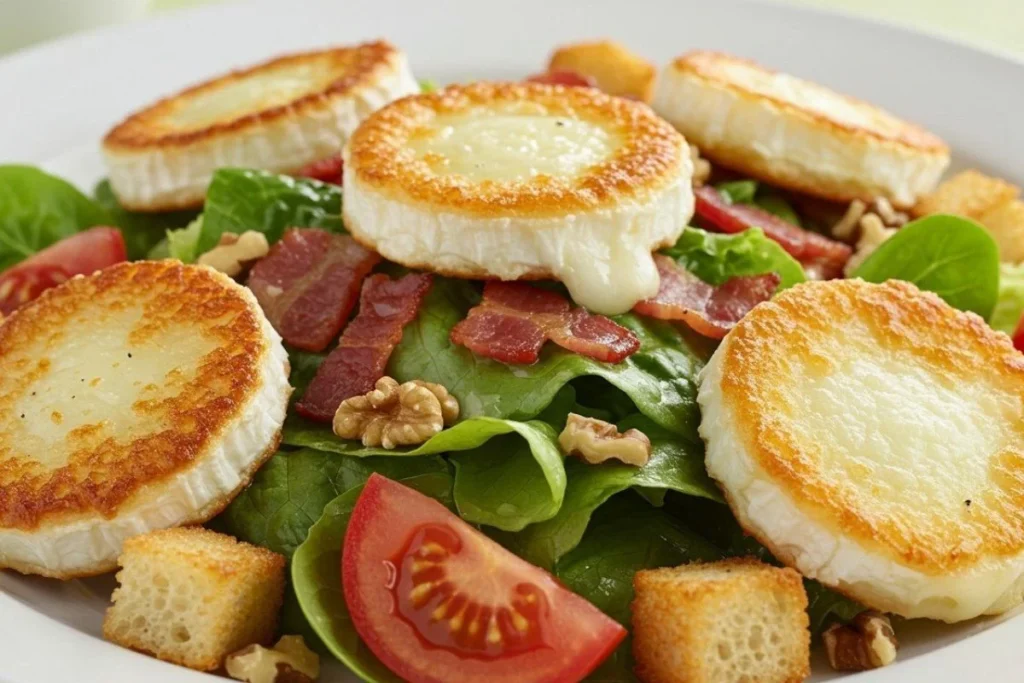 salade de chèvre chaud