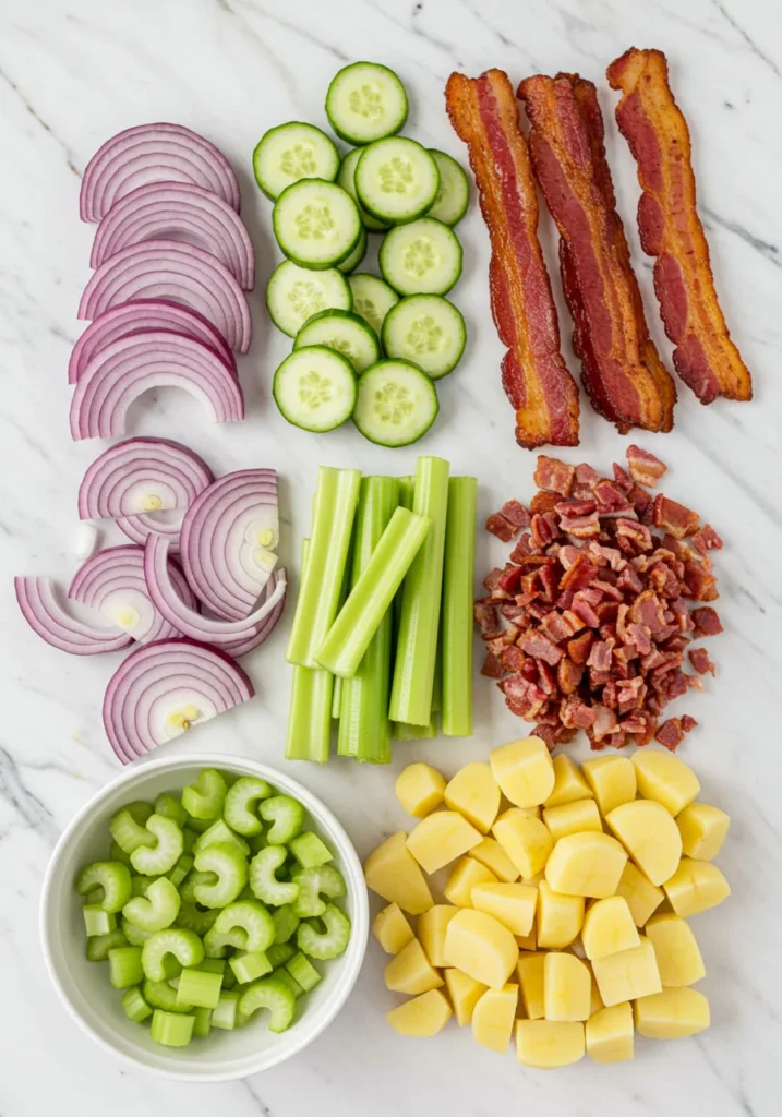 salade pomme de terre ingrédients