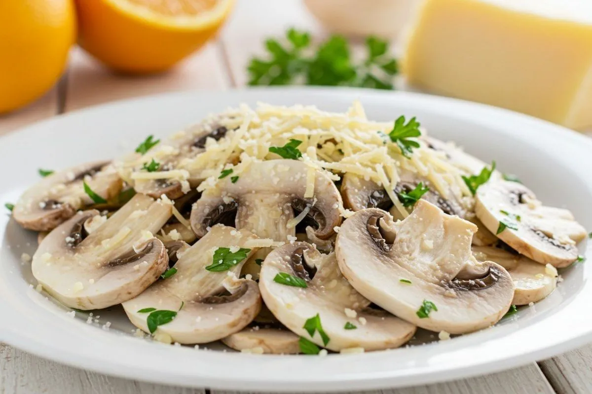 Salade de champignons crus