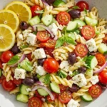 Salade de pates à la grecque