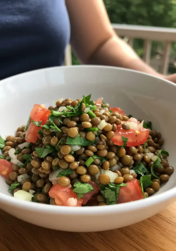 recette salade de lentilles