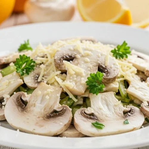 salade de champignons crus