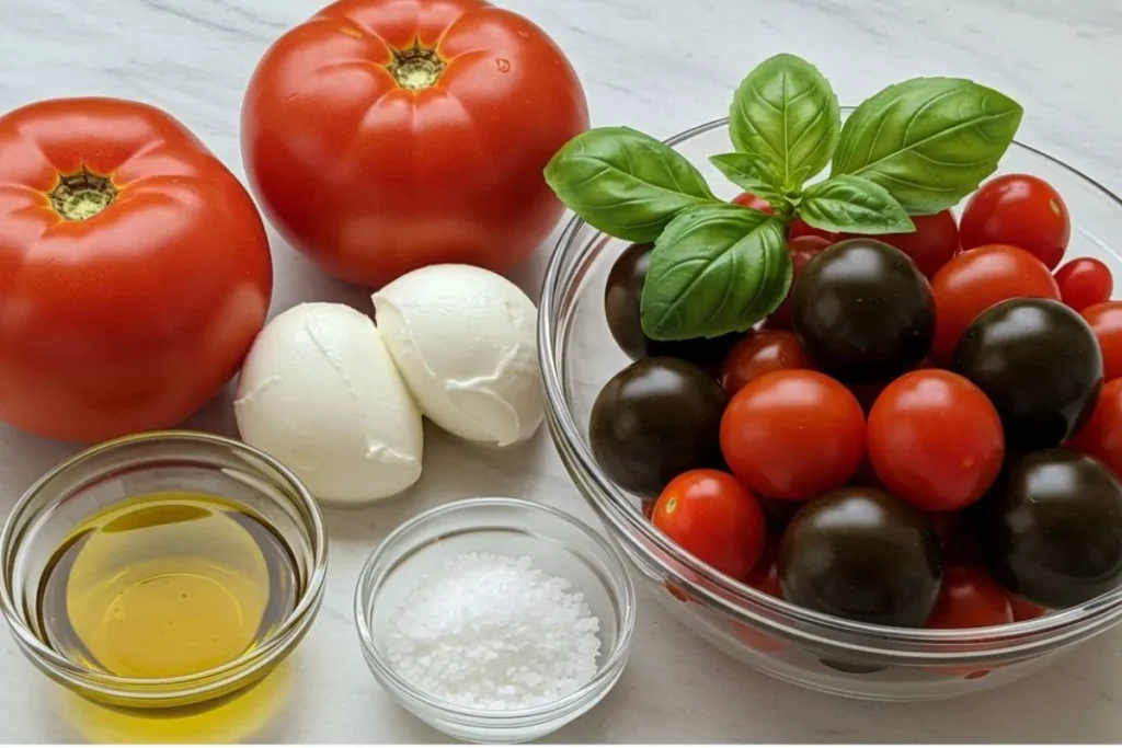 salade burrata ingredients