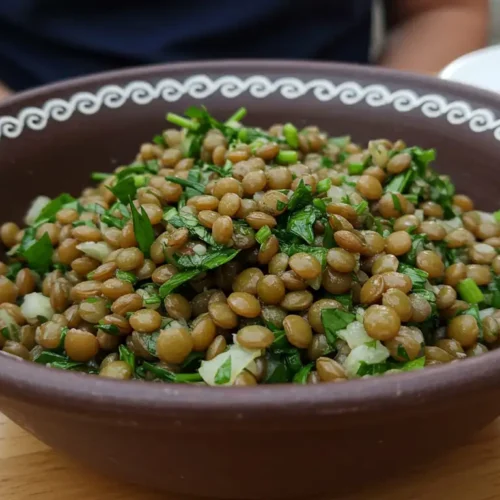 salade de lentilles