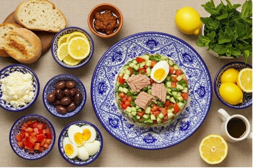 salade de lentilles tunisienne