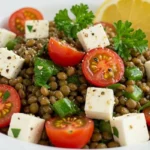 salade lentilles feta