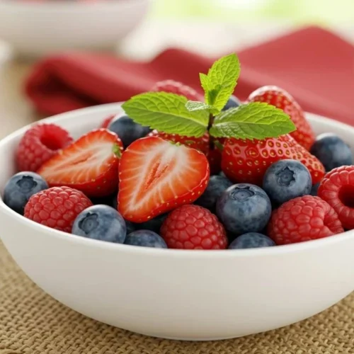 salade de fruits rouges