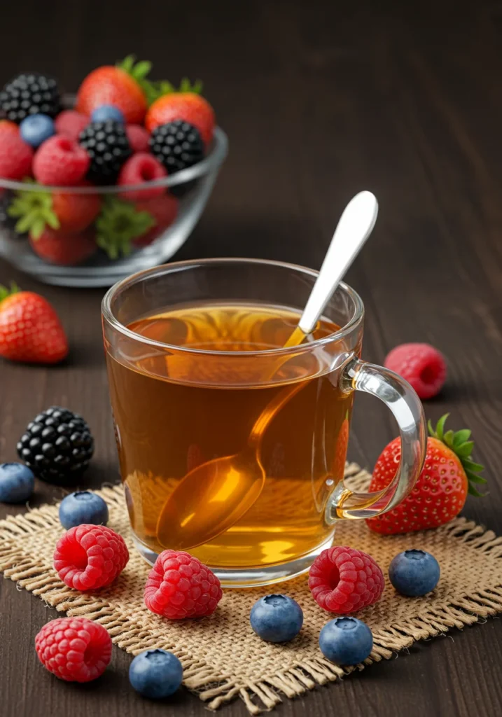 sirop pour salade de fruits frais
