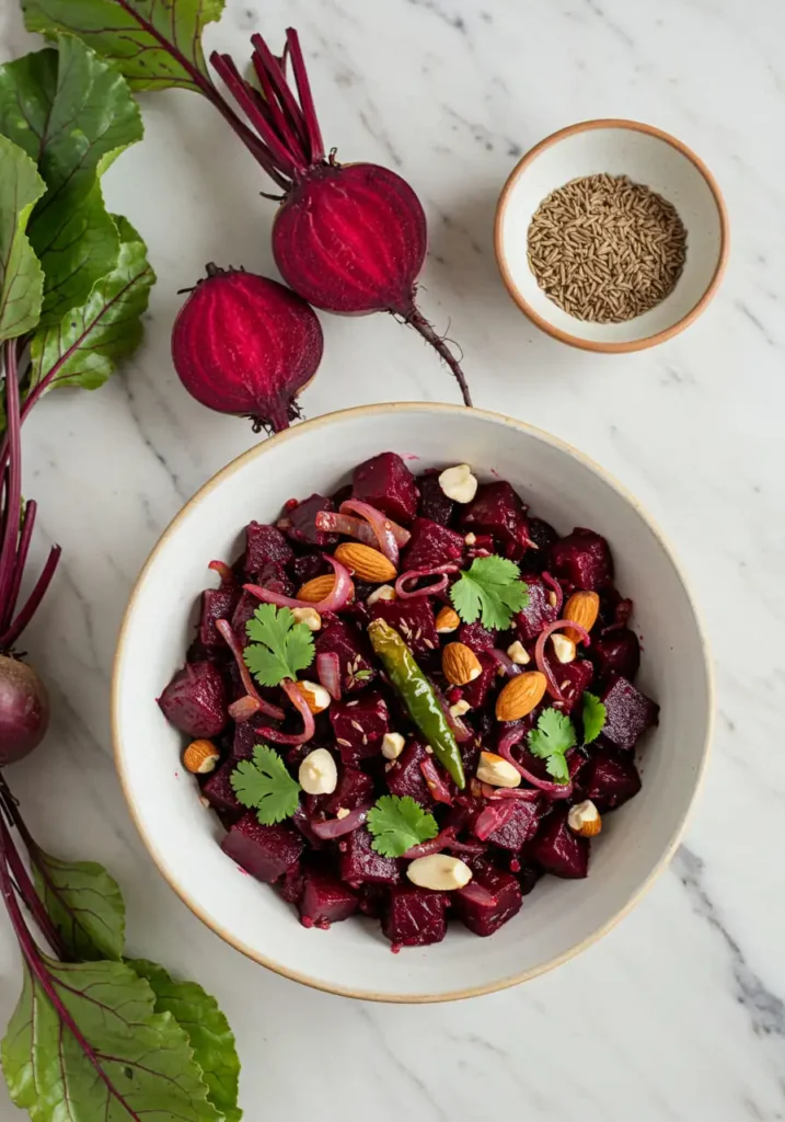 Salade de betteraves chaudes