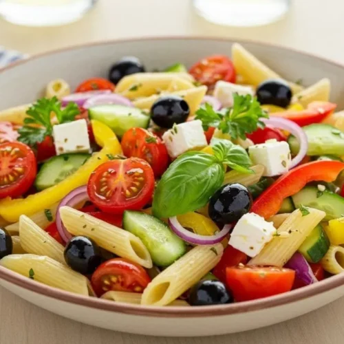 Salade de pâté grecque ricardo​