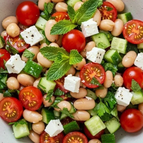 recette Salade Haricots Blancs et feta