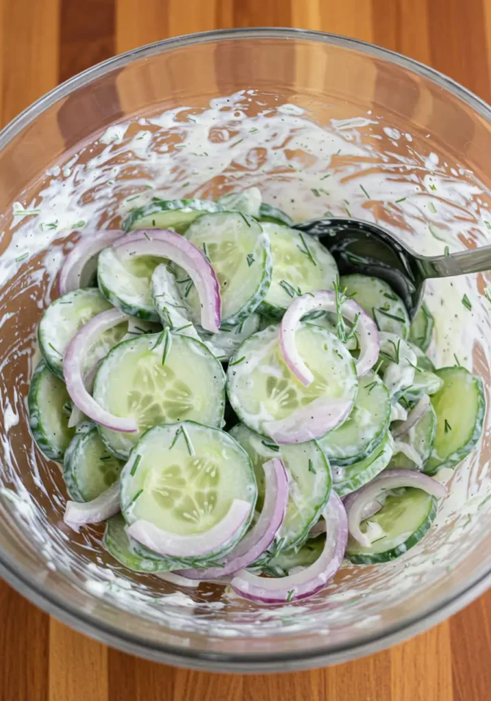 recette de salade de concombre