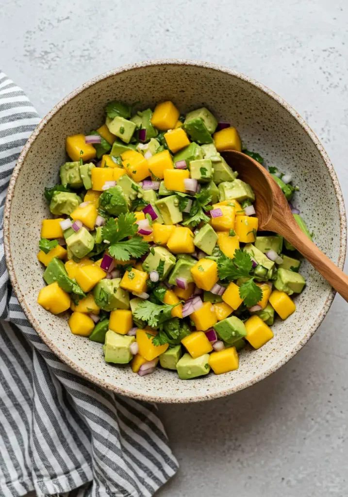 salade avocat mangue