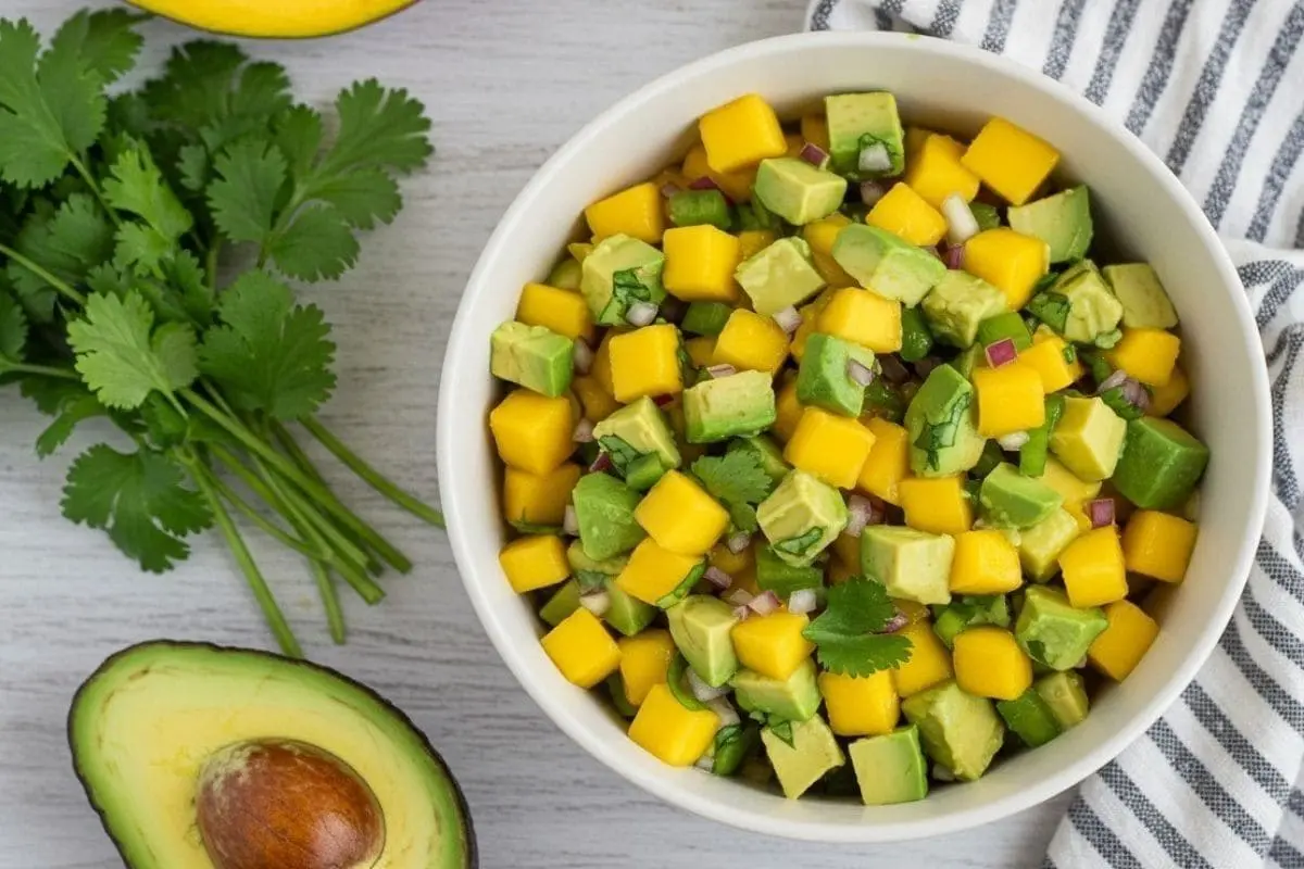 salade avocat mangue