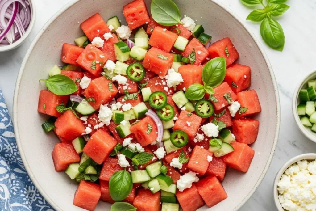 salade pastèque feta